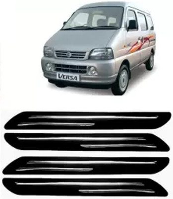 OOLTAH PAHIYA Plastic Car Bumper Guard(Black, Silver, Pack of 4, Maruti, Versa)