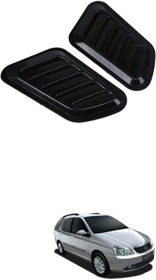 PRTEK Plastic Car Bumper Guard(Black, Pack of 4, Tata, Indigo Marina)
