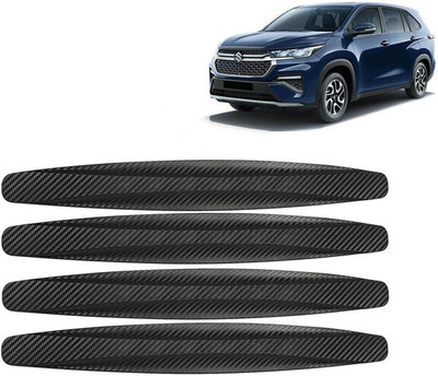 Selifaur Rubber Car Bumper Guard(Black, Pack of 4, Maruti, Universal For Car)