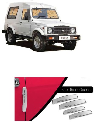 Etradezone Plastic Car Door Guard(Silver, Pack of 4, Maruti, Gypsy King)