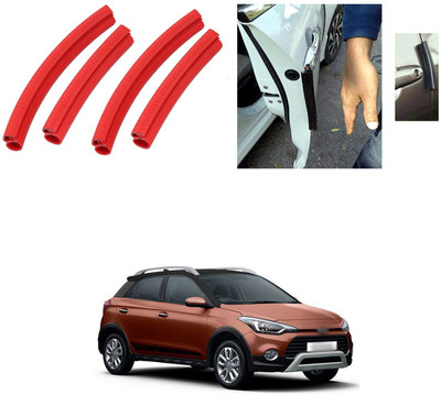 PROEDITION Aluminium, Rubber Car Door Guard(Red, Pack of 4, Hyundai, i20)