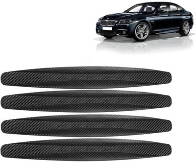 Selifaur Rubber Car Bumper Guard(Black, Pack of 4, BMW, 5 Series)
