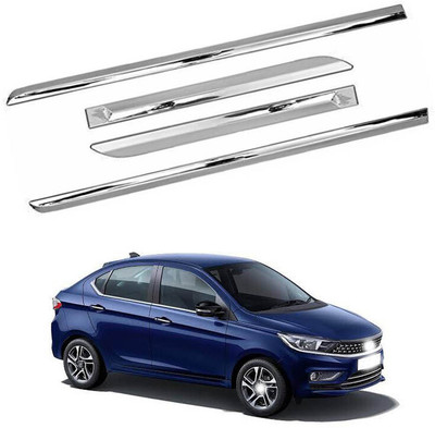 SHOPONE Trading Plastic Car Door Guard(Silver, Pack of 4, Tata, Tigor)