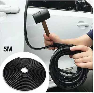 BIGMOTHERS Rubber, PTFE (Non-stick) Car Door Guard(Blue, Pack of 1, Universal For Car, Universal For Car)