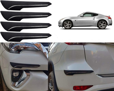 Selifaur Rubber Car Bumper Guard(Black, Pack of 4, BMW, 4 Series)