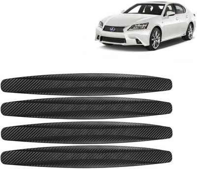 Selifaur Rubber Car Bumper Guard(Black, Pack of 4, Lexus, Universal For Car)