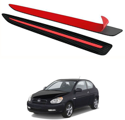 XZRTZ Plastic Car Bumper Guard(Black, Pack of 1, Ford, Aspire)