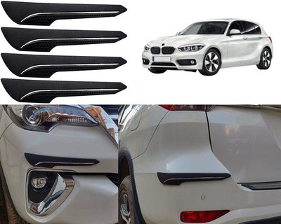 Selifaur Rubber Car Bumper Guard(Black, Pack of 4, BMW, 2 Series)