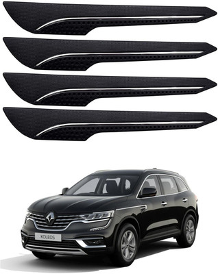 Oshotto Rubber Car Bumper Guard(Black, Pack of 4, Renault, Koleos)