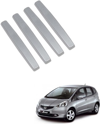 COSMOGEAR Rubber Car Door Guard(Silver, Pack of 4, Honda, Jazz)