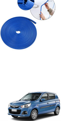 GONAMA Stainless Steel, Plastic Car Door Guard(Blue, Pack of 1, Maruti, Swift Dzire)