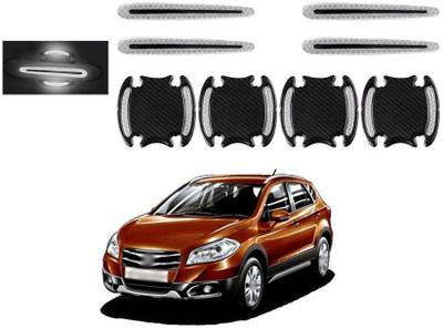 Motovate Rubber Car Door Guard(Black, Pack of 8, Universal For Car, Universal For Car)