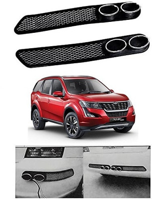 SLSHILPA Plastic Car Bumper Guard(Black, Pack of 2, Mahindra, XUV 500)