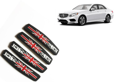 Selifaur Silicone, Rubber Car Door Guard(Black, Red, Pack of 4, Mercedes Benz, E250)