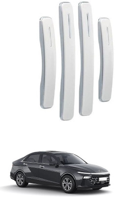 Suprozo Plastic Car Door Guard(White, Pack of 4pc Premium Set Universal, Hyundai, Verna, 4 Series)