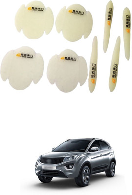 PRTEK Plastic Car Door Guard(Green, Pack of 8, Tata, Universal For Car)