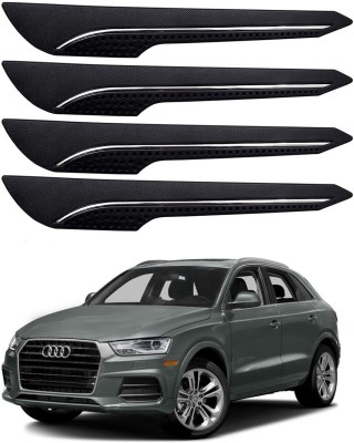 Oshotto Rubber Car Bumper Guard(Black, Pack of 4, Audi, Q3)