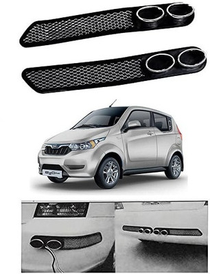 SLSHILPA Plastic Car Bumper Guard(Black, Pack of 2, Mahindra, e2o)