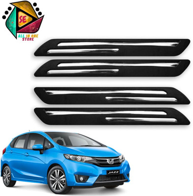 Sakshionline Rubber Car Bumper Guard(Black, Pack of 4, Honda, Jazz)