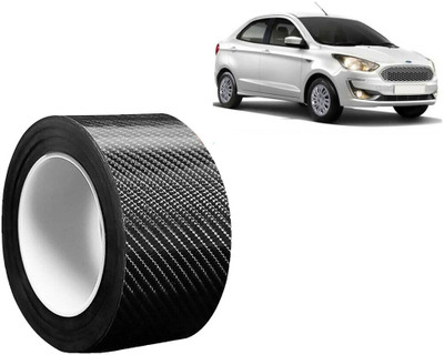 Selifaur Plastic Car Door Guard(Black, Grey, Pack of 1, Ford, Aspire)