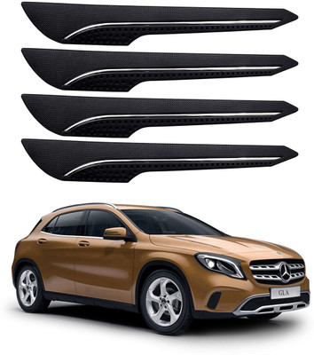Oshotto Rubber Car Bumper Guard(Black, Pack of 4, Mercedes Benz, GLA-Class)