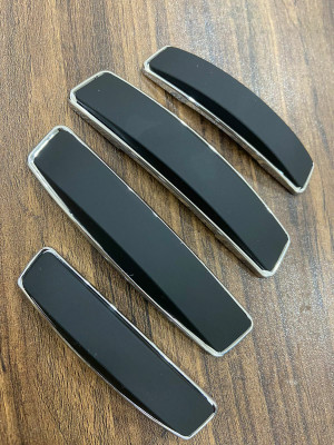 Ride2joy Polypropylene, Steel Car Door Guard(Black, Pack of 4, Universal For Car, Universal For Car)