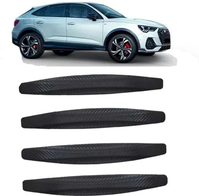 Shopone Rubber Car Bumper Guard(Black, Pack of 1, Audi, Universal For Car)
