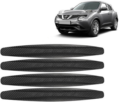 Selifaur Rubber Car Bumper Guard(Black, Pack of 4, Nissan, Universal For Car)