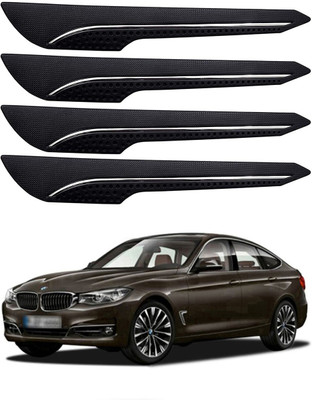 Oshotto Rubber Car Bumper Guard(Black, Pack of 4, BMW, 3 Series)