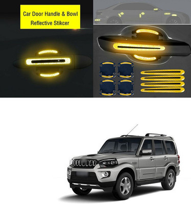 PRTEK Rubber Car Door Guard(Multicolor, Pack of 8, Mahindra, Reva)