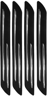 Mr fix Silver Plated, Rubber Car Bumper Guard(Black, Silver, Pack of 4, Tata, Sumo Grand)