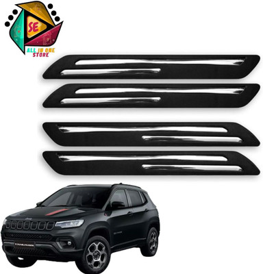 Sakshionline Rubber Car Bumper Guard(Black, Pack of 4, NA, NA)