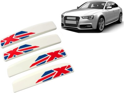 Selifaur Rubber, Silicone Car Door Guard(White, Red, Pack of 4, Audi, S5)