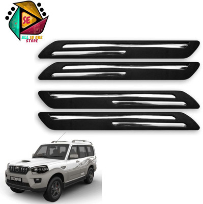 Sakshionline Rubber Car Bumper Guard(Black, Pack of 4, Mahindra, Scorpio)