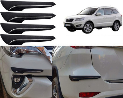 Selifaur Rubber Car Bumper Guard(Black, Pack of 4, Hyundai, Tucson)