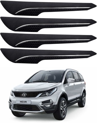 Oshotto Rubber Car Bumper Guard(Black, Pack of 4, Tata, Hexa)