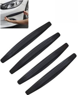 aksmit Rubber Car Bumper Guard(Black, Pack of 4, Honda, Universal For Car)