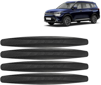 Selifaur Rubber Car Bumper Guard(Black, Pack of 4, Kia, Universal For Car)
