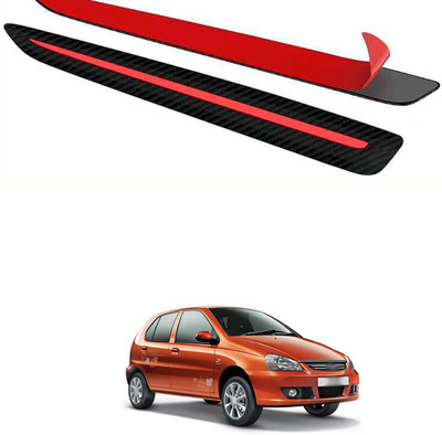 XZRTZ Plastic Car Bumper Guard(Black, Pack of 1, Skoda, NA)