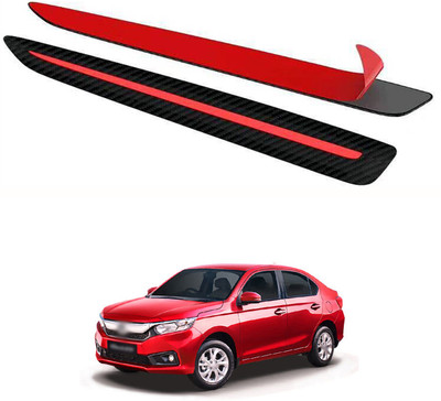 XZRTZ Plastic Car Bumper Guard(Black, Pack of 1, Fiat, Avventura)