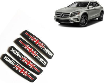 Selifaur Silicone, Rubber Car Door Guard(Black, Red, Pack of 4, Mercedes Benz, GLA-Class)