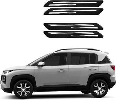 Shopone Rubber Car Bumper Guard(Black, Silver, Pack of 1, Hyundai, Universal For Car)