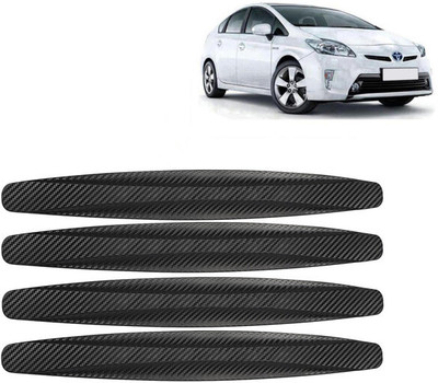 Selifaur Rubber Car Bumper Guard(Black, Pack of 4, Toyota, Prius)