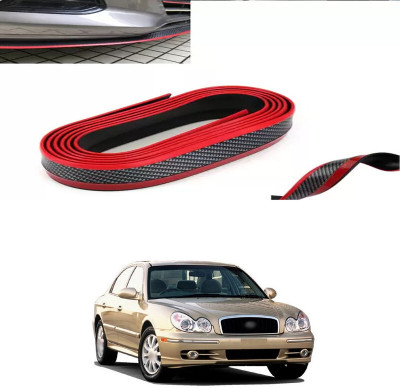 XZRTZ Rubber Car Bumper Guard(Red, Pack of 1, Universal For Car, Sonata)