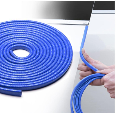 PPSACCESSORIES Rubber, PTFE (Non-stick) Car Door Guard(Blue, Pack of 1, Universal For Car, Universal For Car)