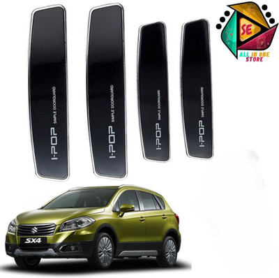 Sakshionline Plastic Car Door Guard(Black, Pack of 4, Maruti, SX4)
