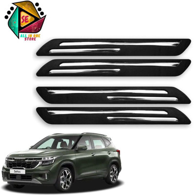 Sakshionline Rubber Car Bumper Guard(Black, Pack of 4, Kia, NA)