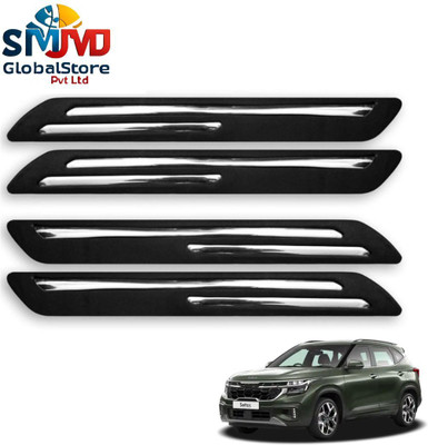 Smjmd Global Rubber Car Bumper Guard(Black, Pack of 4, Kia, Seltos GTK 1.4)