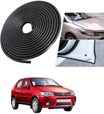 Znee Smart Stainless Steel, Plastic Car Door Guard(Black, Pack of 1, Fiat, Universal For Car)