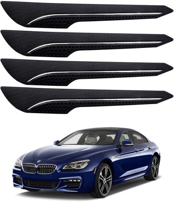 Oshotto Rubber Car Bumper Guard(Black, Pack of 4, BMW, 6 Series)